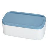 Portable Storage Box Reusable Dustproof Mouth Muffle Face Cover Organizer High Capacity for Home SchoolBlue