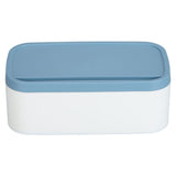 Portable Storage Box Reusable Dustproof Mouth Muffle Face Cover Organizer High Capacity for Home SchoolBlue