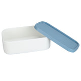 Portable Storage Box Reusable Dustproof Mouth Muffle Face Cover Organizer High Capacity for Home SchoolBlue