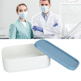 Portable Storage Box Reusable Dustproof Mouth Muffle Face Cover Organizer High Capacity for Home SchoolBlue