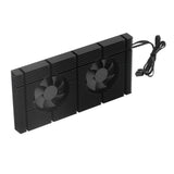 GK6 Dual PWM Fan VRAM Heatsink Adjustable Speed Backplane Memory Cooling Cooler for 3080 3070 Radiator0.5mm Pad 600