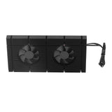 GK6 Dual PWM Fan VRAM Heatsink Adjustable Speed Backplane Memory Cooling Cooler for 3080 3070 Radiator0.5mm Pad 600