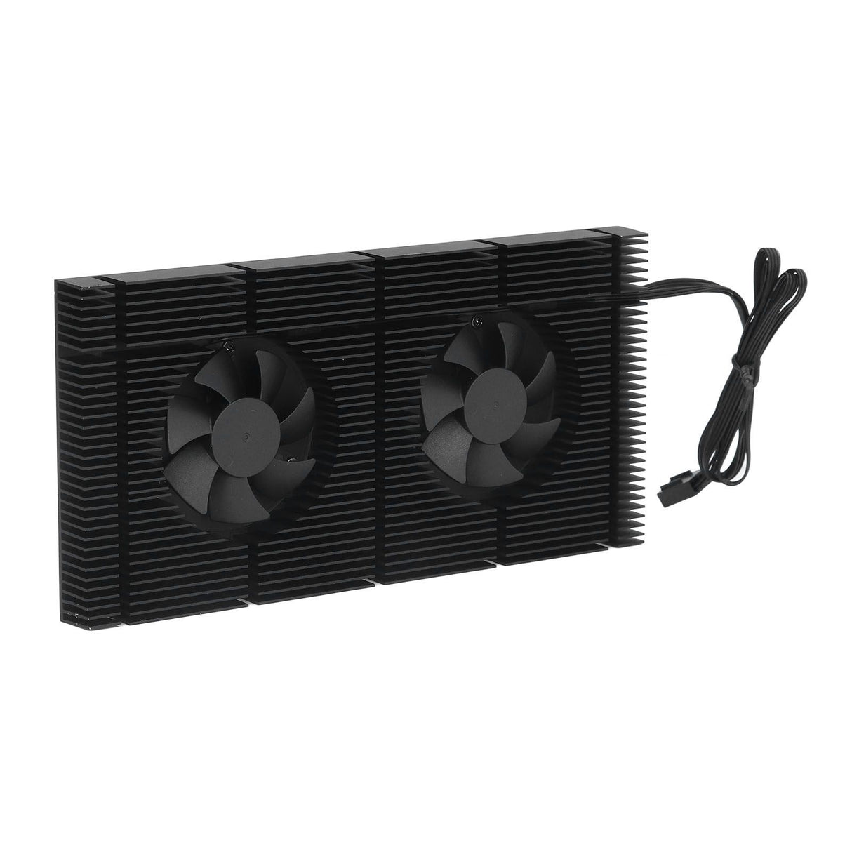 GK6 Dual PWM Fan VRAM Heatsink Adjustable Speed Backplane Memory Cooling Cooler for 3080 3070 Radiator0.5mm Pad 600