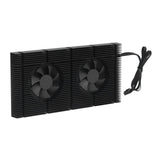 GK6 Dual PWM Fan VRAM Heatsink Adjustable Speed Backplane Memory Cooling Cooler for 3080 3070 Radiator0.5mm Pad 600 - Rear View