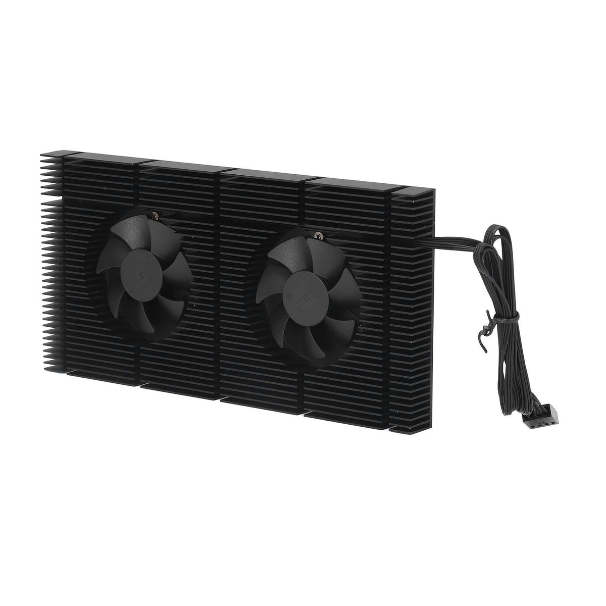 GK6 Dual PWM Fan VRAM Heatsink Adjustable Speed Backplane Memory Cooling Cooler for 3080 3070 Radiator0.5mm Pad 600