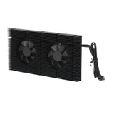 GK6 Dual PWM Fan VRAM Heatsink Adjustable Speed Backplane Memory Cooling Cooler for 3080 3070 Radiator0.5mm Pad 600