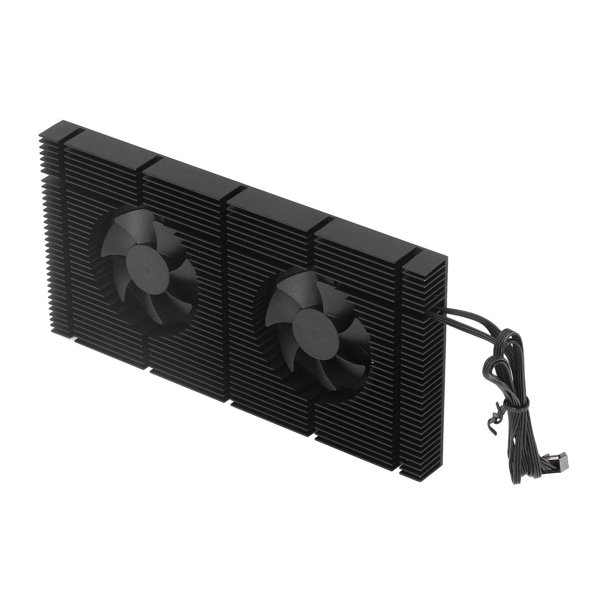 GK6 Dual PWM Fan VRAM Heatsink Adjustable Speed Backplane Memory Cooling Cooler for 3080 3070 Radiator0.5mm Pad 600