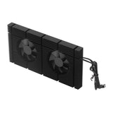 GK6 Dual PWM Fan VRAM Heatsink Adjustable Speed Backplane Memory Cooling Cooler for 3080 3070 Radiator0.5mm Pad 600 - Extra Image