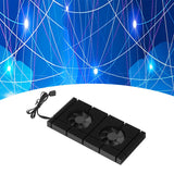 GK6 Dual PWM Fan VRAM Heatsink Adjustable Speed Backplane Memory Cooling Cooler for 3080 3070 Radiator0.5mm Pad 600