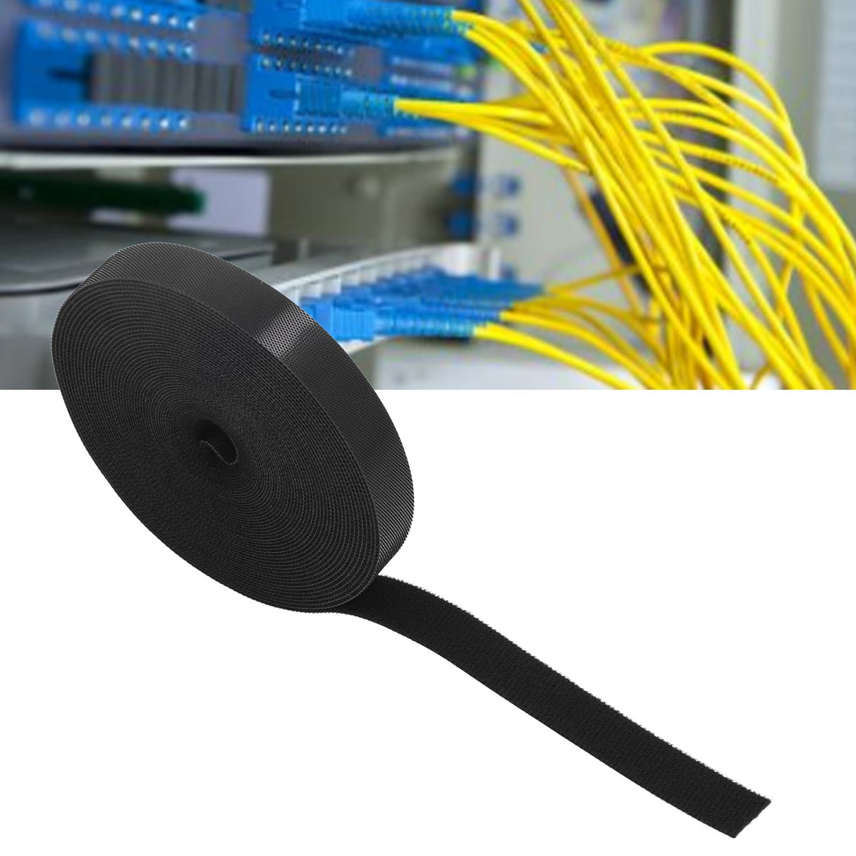 Hook and Loop Cable Ties Multipurpose Reusable Fastening Nylon Tape for Wire Management10 meter / 32.8ft
