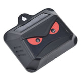 2pcs Animal Repeller Red LED Strobe Lights Waterproof Design Solar Automatic Charging ABS Housing Black Deterrent Tool - Extra Image