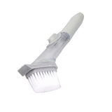 Hydraulic Brush Automatic Adding Liquid Pot Soft Kitchen Brush Kitchen Utensils for Pot Bowl1Pc Handle 1Pc Brush 3Pcs Sponges - Extra Image