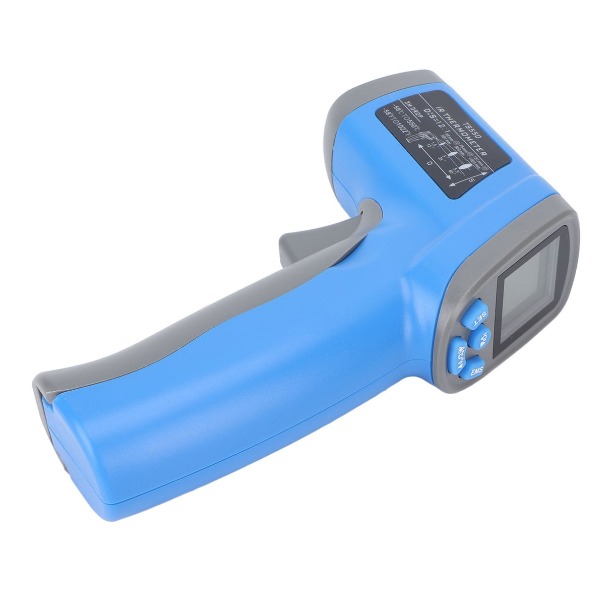 Infrared Thermometer Accurate Contactless LCD Backlit Display Handheld Digital Thermometer for Industrial KitchenTS550 (‑50°C~550°C, ‑58°F~1022°F)