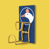 Cute Hooks Wall Mounted 360° Rotating Hook Orderly Storage Strong Stickiness Towel Rack for Bathroom KitchenDuck - 45-Degree Angle