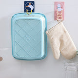 Cute Hooks Wall Mounted 360° Rotating Hook Orderly Storage Strong Stickiness Towel Rack for Bathroom KitchenDuck