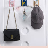 Cute Hooks Wall Mounted 360° Rotating Hook Orderly Storage Strong Stickiness Towel Rack for Bathroom KitchenBear