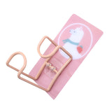 Cute Hooks Wall Mounted 360° Rotating Hook Orderly Storage Strong Stickiness Towel Rack for Bathroom KitchenAlpaca - Front View