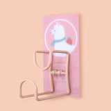 Cute Hooks Wall Mounted 360° Rotating Hook Orderly Storage Strong Stickiness Towel Rack for Bathroom KitchenAlpaca