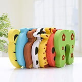 Door Pinch Guard High Elasticity Cute Prevent Pinching Easy to Install Baby Door Stopper for BabiesPattern Color Random Delivery