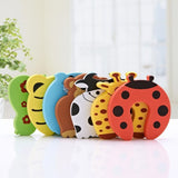 Door Pinch Guard High Elasticity Cute Prevent Pinching Easy to Install Baby Door Stopper for BabiesPattern Color Random Delivery - 45-Degree Angle