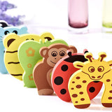 Door Pinch Guard High Elasticity Cute Prevent Pinching Easy to Install Baby Door Stopper for BabiesPattern Color Random Delivery