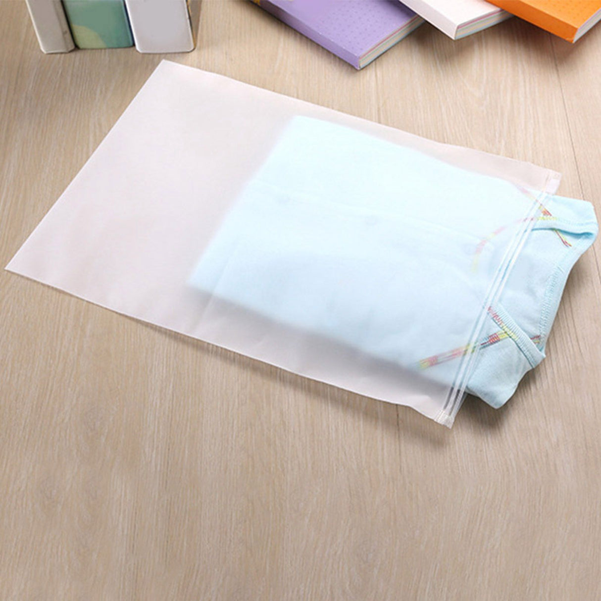 Double Matte Sealing Bag Environmental EVA Translucent Bag Valve Bag for Winter Clothing PillowM 20x28cm
