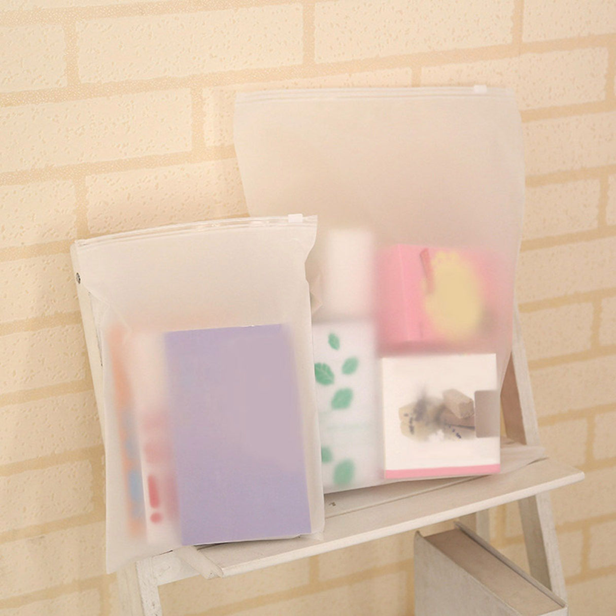 Double Matte Sealing Bag Environmental EVA Translucent Bag Valve Bag for Winter Clothing PillowXXXL 40x50cm