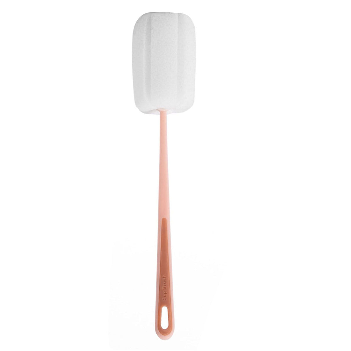 Long Handle Sponge Bottle Brush 360° Cleaning Elastic Flexible Hanging Hole Design Soft Sponge Bottle Cleaning BrushPink