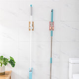 Wall Mounted Mop Clip Strong Adsorption Capacity Waterproof Roller Design Broom Rack for Bathroom Kitchen ToiletSloth - Extra Image