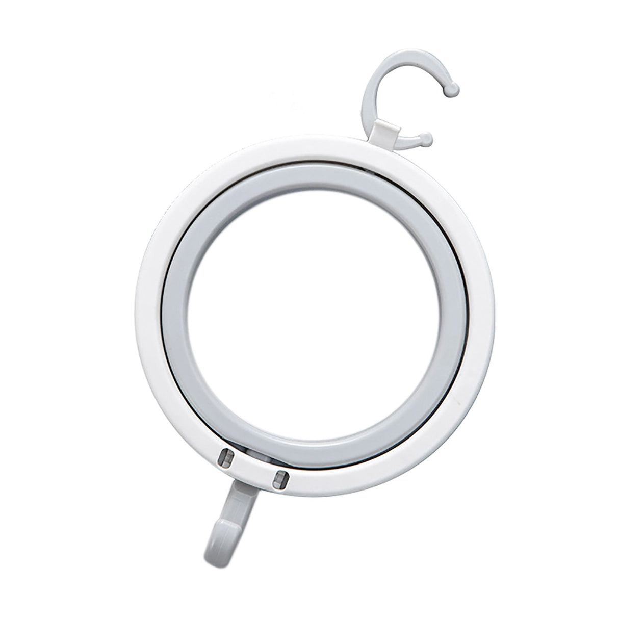 Hat Organizer Hook Type Wear Resistant Multifunction Hat Holder for Scarf Handbag NecktieWhite Gray