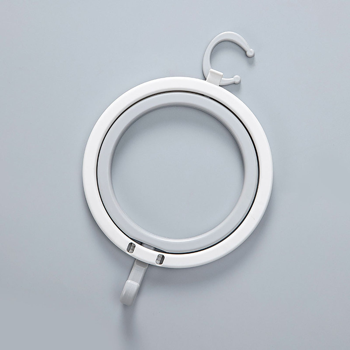 Hat Organizer Hook Type Wear Resistant Multifunction Hat Holder for Scarf Handbag NecktieWhite Gray