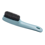 Shoes Brush Multifunctional Flocked Bristles Laundry Brush Cleaning Tool for HouseholdDark Blue - Front View