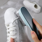 Shoes Brush Multifunctional Flocked Bristles Laundry Brush Cleaning Tool for HouseholdDark Blue