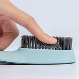 Shoes Brush Multifunctional Flocked Bristles Laundry Brush Cleaning Tool for HouseholdDark Blue - Rear View