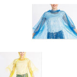 Portable Raincoat Ball Mini Emergency Thickened Disposable Raincoat Ball for Outdoor MountaineeringRandom Color