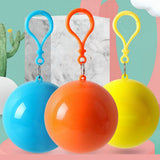 Portable Raincoat Ball Mini Emergency Thickened Disposable Raincoat Ball for Outdoor MountaineeringRandom Color
