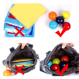 Portable Raincoat Ball Mini Emergency Thickened Disposable Raincoat Ball for Outdoor MountaineeringRandom Color - Low Angle