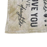 Dad Blanket Father's Day Theme Dual Sides Personalized Wide Application Sofa Throw Blanket for Bedroom Sofa Office 150x200cm / 59.06x78.74in