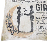 Dad Blanket Father's Day Theme Dual Sides Personalized Wide Application Sofa Throw Blanket for Bedroom Sofa Office 150x200cm / 59.06x78.74in - Extra Image