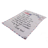 Envelope Blanket Multifunctional Personalized Soft Skin Friendly Polyester Throw Blanket for Father 59.1 X 86.6in - Low Angle