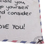 Envelope Blanket Multifunctional Personalized Soft Skin Friendly Polyester Throw Blanket for Father 59.1 X 86.6in - Extra Image