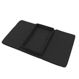 Sofa Tray Folding Arm Storage Holder Table 600D Oxford Cloth Side Pockets for Couch Black