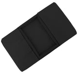 Sofa Tray Folding Arm Storage Holder Table 600D Oxford Cloth Side Pockets for Couch Black