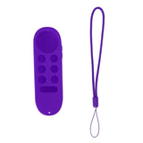 Remote Control Protective Cover Silicone Case for Chromecast with Google TV Remote Controller Purple