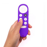 Remote Control Protective Cover Silicone Case for Chromecast with Google TV Remote Controller Purple