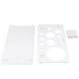 Bartender Kit Stand Space Saving Organize Storage Plastic Bartending Tool Holder for Bar Home L