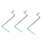 3Pcs Fence Wire Tensioner Handle Stainless Steel Stable Performance Firm Fence Wire Tensioning Tool