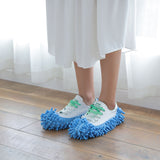 5PCS Mop Slippers Chenille Soft Strong Water Absorption Dust Removing Mop Shoe Cover for Home