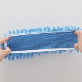 5PCS Mop Slippers Chenille Soft Strong Water Absorption Dust Removing Mop Shoe Cover for Home - Top-Down View