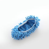 5PCS Mop Slippers Chenille Soft Strong Water Absorption Dust Removing Mop Shoe Cover for Home